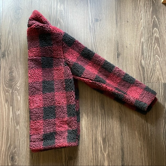 COLUMBIA Buffalo Plaid Sherpa Zip - Picture 3 of 7